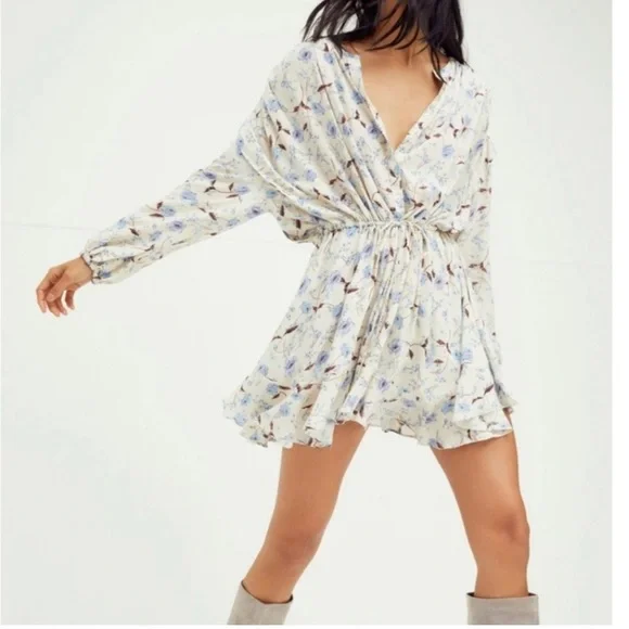 free people flower fields mini dress Free People Women's Flower Fields Mini Dress